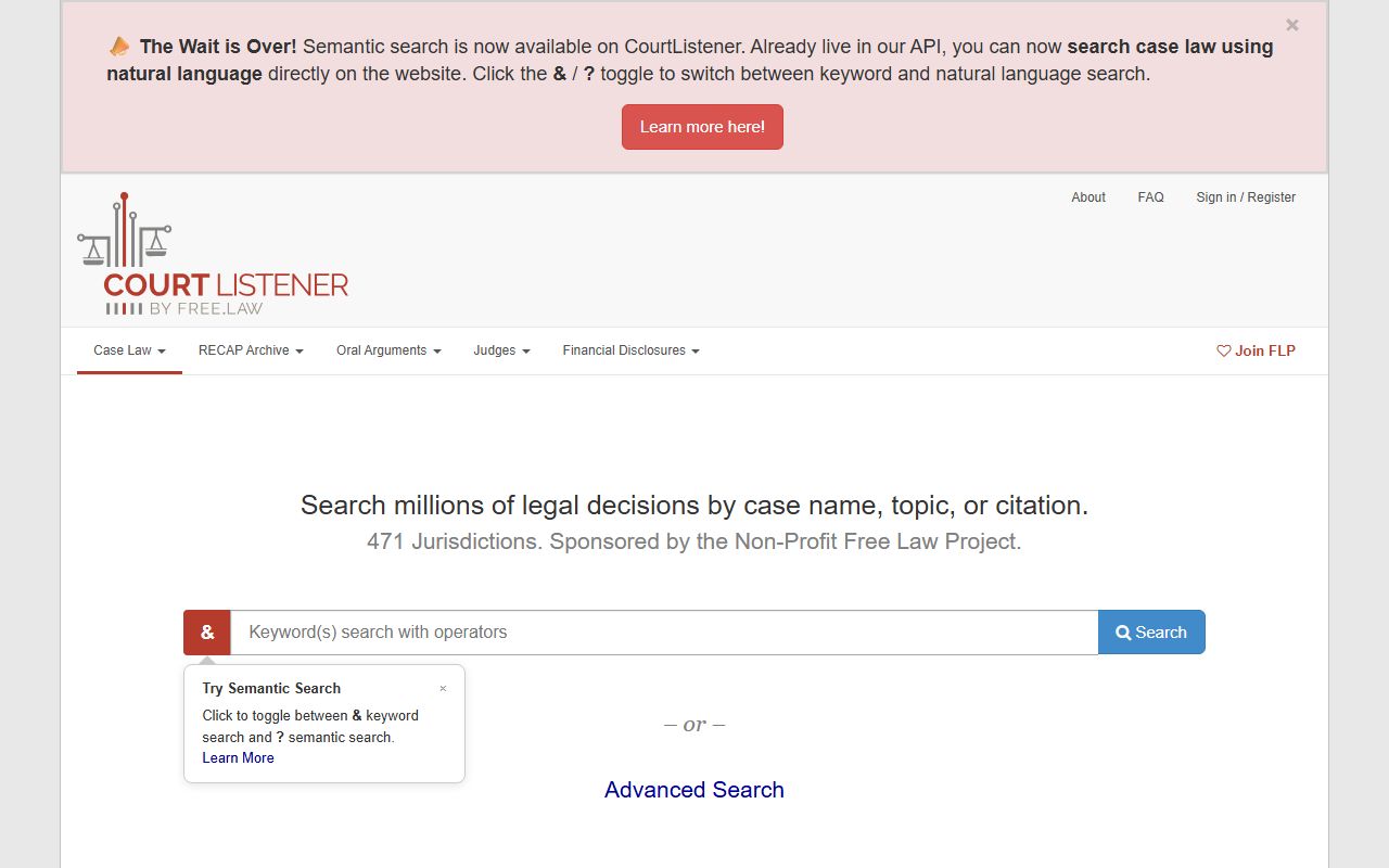 CourtListener free federal court records search for Bucks County released inmate cases